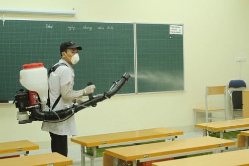 Trường học Hà Nội kích hoạt phòng dịch Covid-19