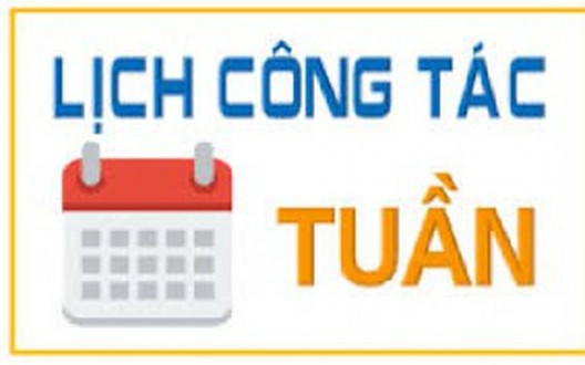 LỊCH CÔNG TÁC TUẦN 21 (Từ 26.01 - 31.01.2026)