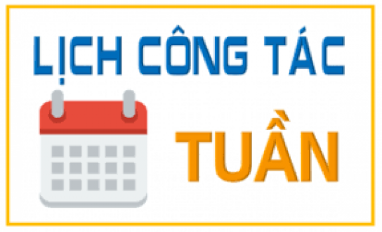 LỊCH CÔNG TÁC TUẦN 35 (Từ 6.5 - 11.5.2024)