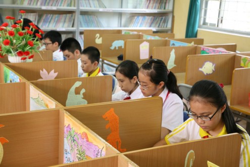 Thư viện trường THCS Thái Thịnh tiếp tục đạt THƯ VIỆN XUẤT SẮC CẤP THÀNH PHỐ