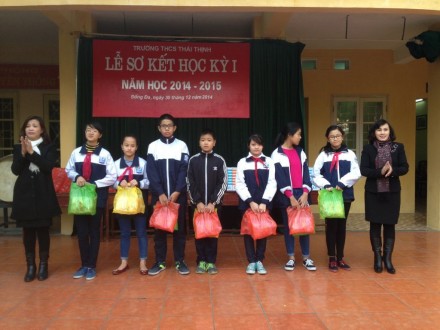Lễ sơ kết học kỳ 1 năm học 2014-2015