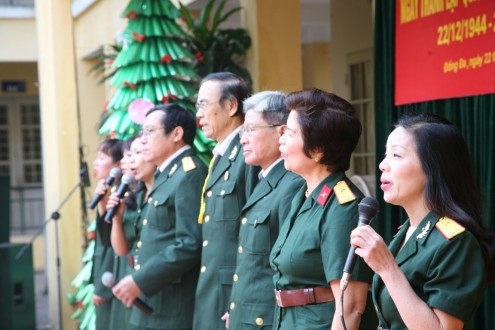 Giao lưu văn nghệ kỷ niệm 70 năm thành lập Quân Đội Nhân Dân Việt Nam