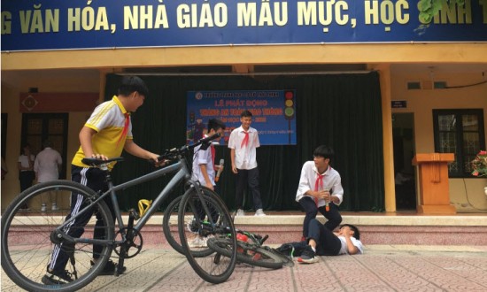 Lễ phát động tháng an toàn giao thông năm học 2019-2020