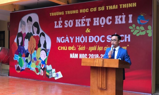 Tưng bừng lễ sơ kết học kỳ I và ngày hội đội sách năm học 2018-2019
