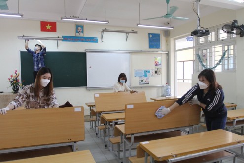 Hà Nội: Hướng dẫn tổ chức dạy học trực tiếp từ 8/2