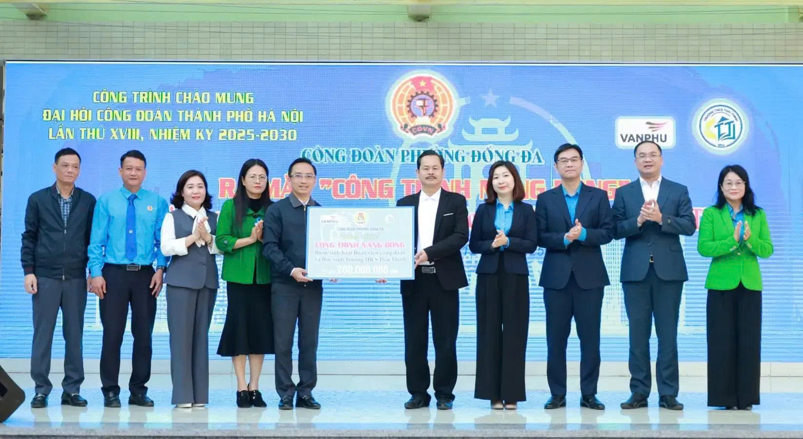 Phường Đống Đa ra mắt “Công trình Năng động – Điểm sinh hoạt đoàn viên công đoàn và học sinh”