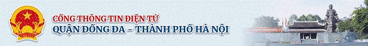 Cổng thông tin điện tử Quận Đống Đa - TP. Hà Nội