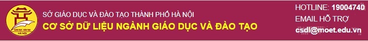Cơ sở dữ liệu ngành GD&ĐT